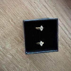 Gorjana Emerald Eye Huggies Earrings